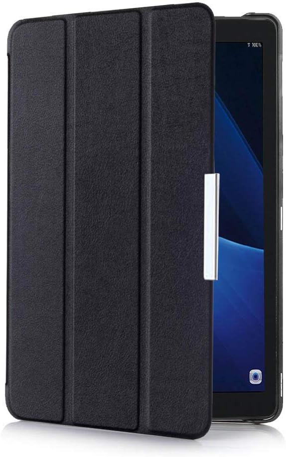 Samsung Galaxy Tab A6 10.1 Case - Cover for Galaxy Tab A 10.1" Tablet SM-T580 T585 T587 BRAECN Three-Layer Heavy-Duty Shockproof Solid case Beautiful Appearance Friendly Material (Black)
