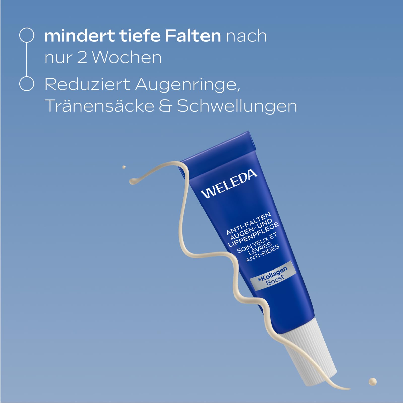 WELEDA Bio Blauer Enzian Gesichtspflege Set – Naturkosmetik Anti Aging mit Tagespflege, Nachtpflege, Augenpflege, Lippenpflege & Serum - mindert Falten/Augenringe & reduziert Pigmentflecken (vegan)