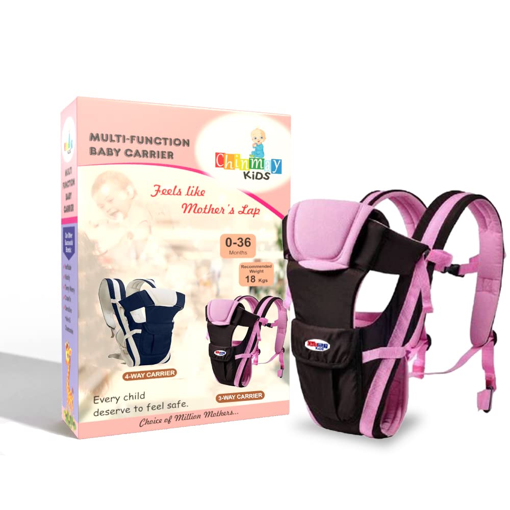 Chinmay Kids 4-in-1 Adjustable Baby Carrier Cum Kangaroo Bag/Baby Carry Sling/Back/Front Carrier for Baby with Safety Belt and Buckle Straps-image-38