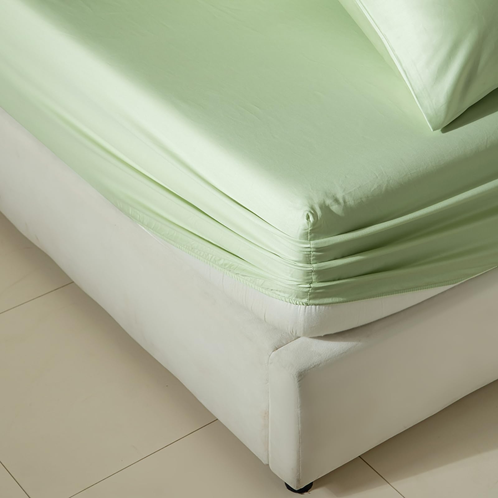 Drap Housse 180x200 Cotton Lit Super King