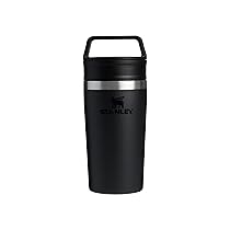 STANLEY 1913 Termos Caffè To-Go 0.35L – Mantiene 4 Ore Caldo – 5 Ore Freddo – Lavabile in Lavastoviglie – A Prova di Perdite – Tazza Termica Acciaio Inox – Black