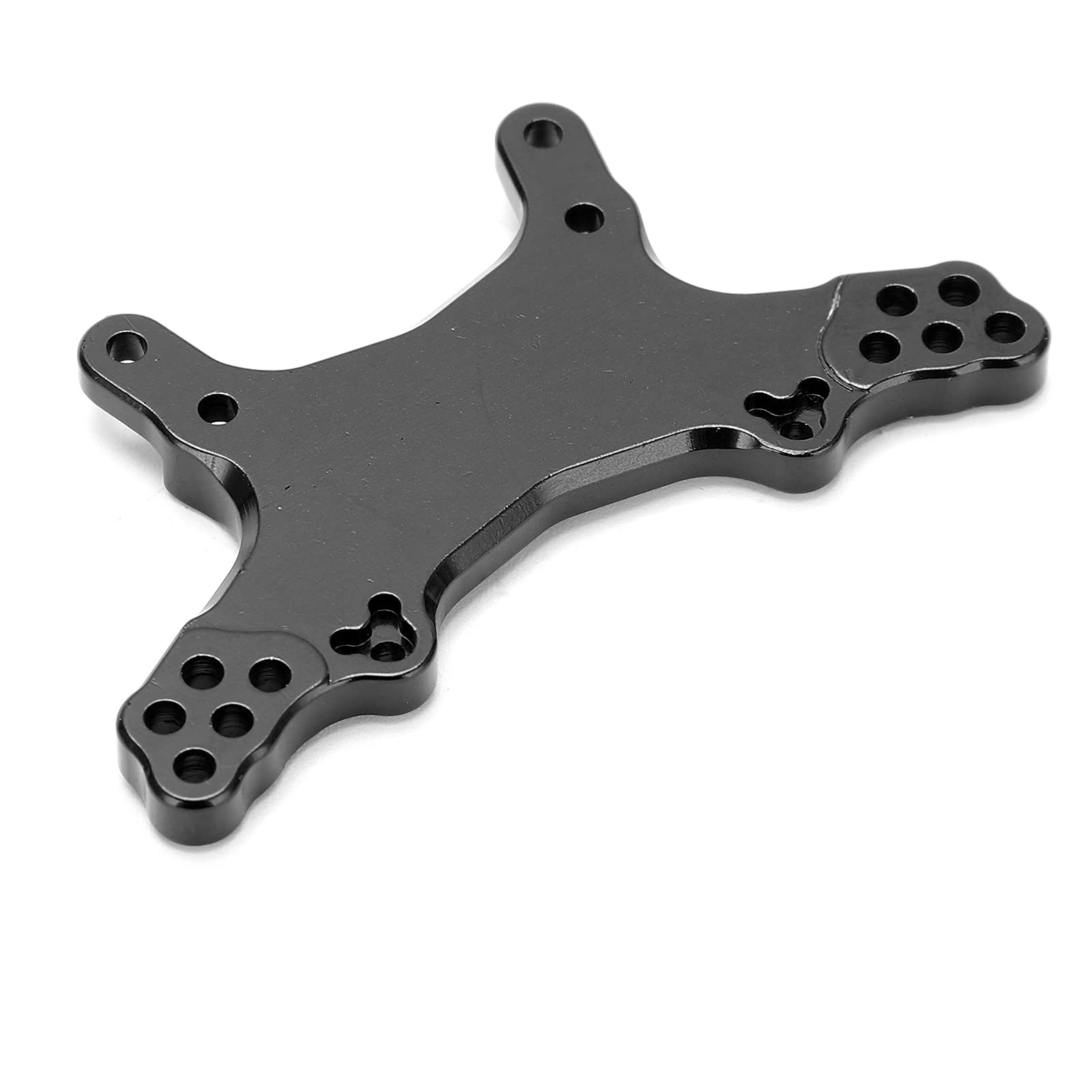 RC 1/18 Front Damper Mount, High Strength Refined Lightweight High Performance Wear Resistant RC Front Damper Mount Shockproof for 1/18 RC Car(black)