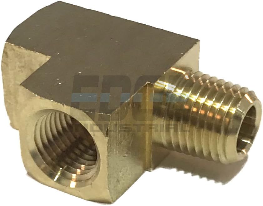 Brass Street TEE 1/4 NPT Fuel/AIR/Water/Oil/Gas WOG (Qty 01)