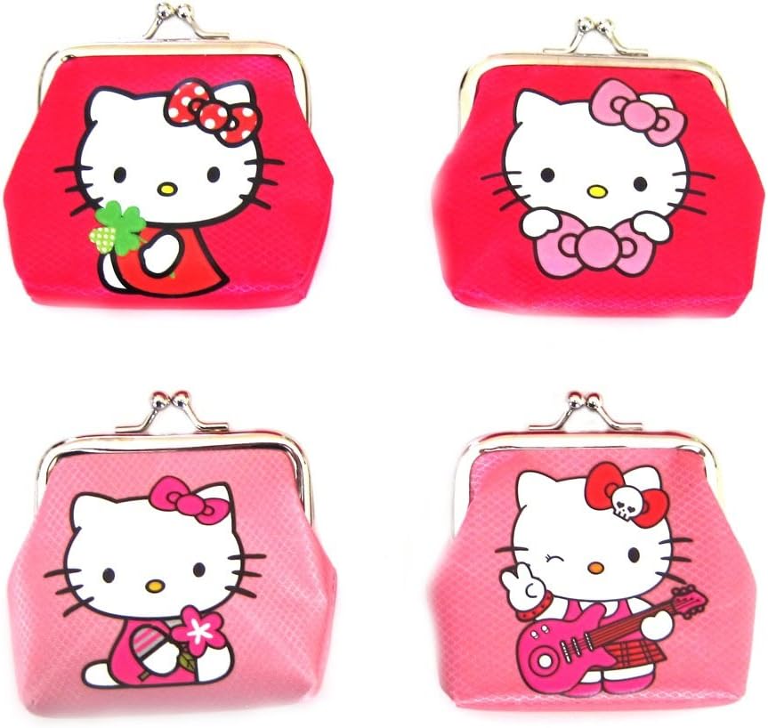 Hello Kitty Coin Purse/Wallet (Hot or Light Pink) 1 of 4 Designs