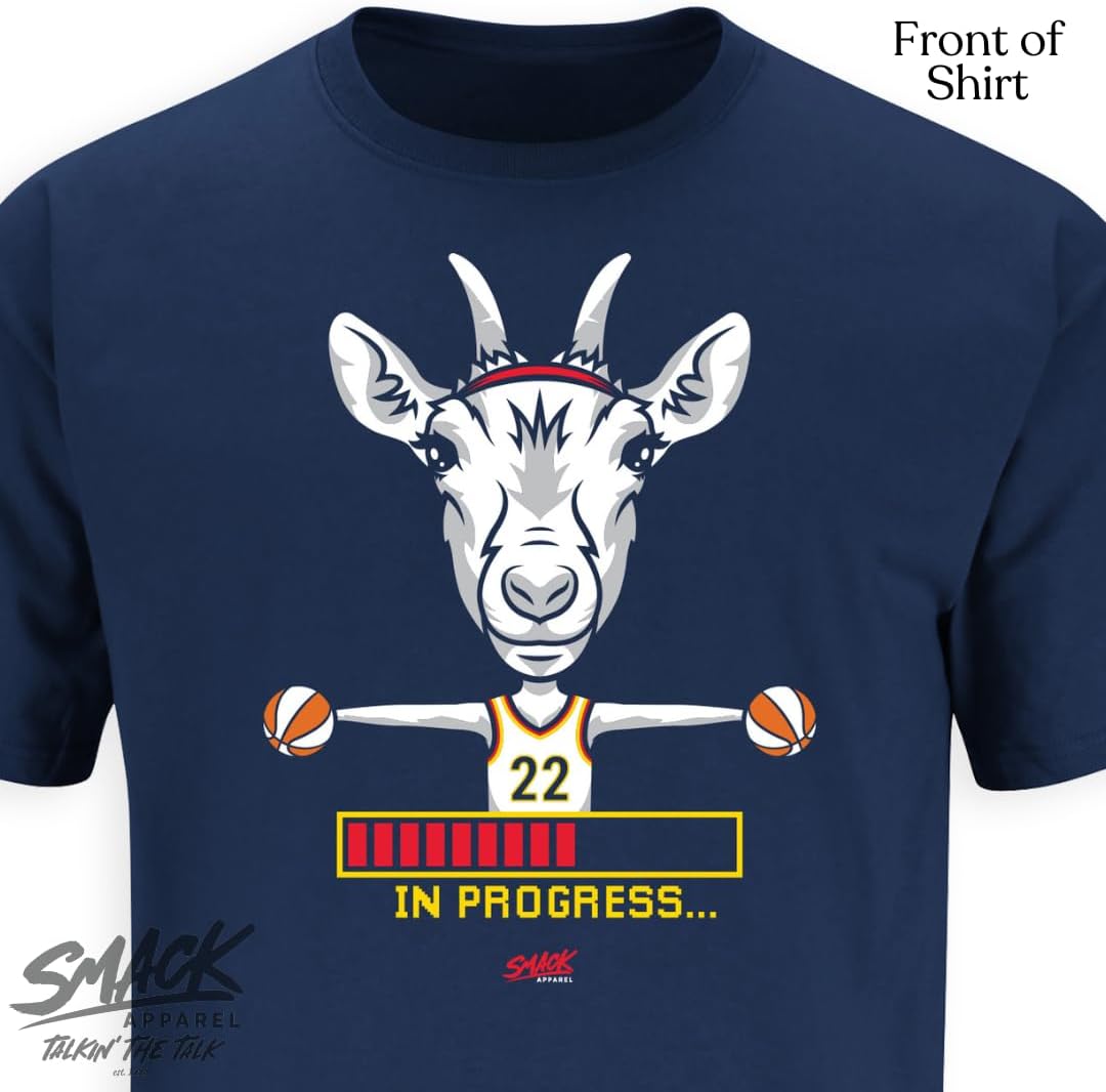 Goat in Progress T-Shirt for Indiana Basketball Fans (SM-5XL) - Image 3