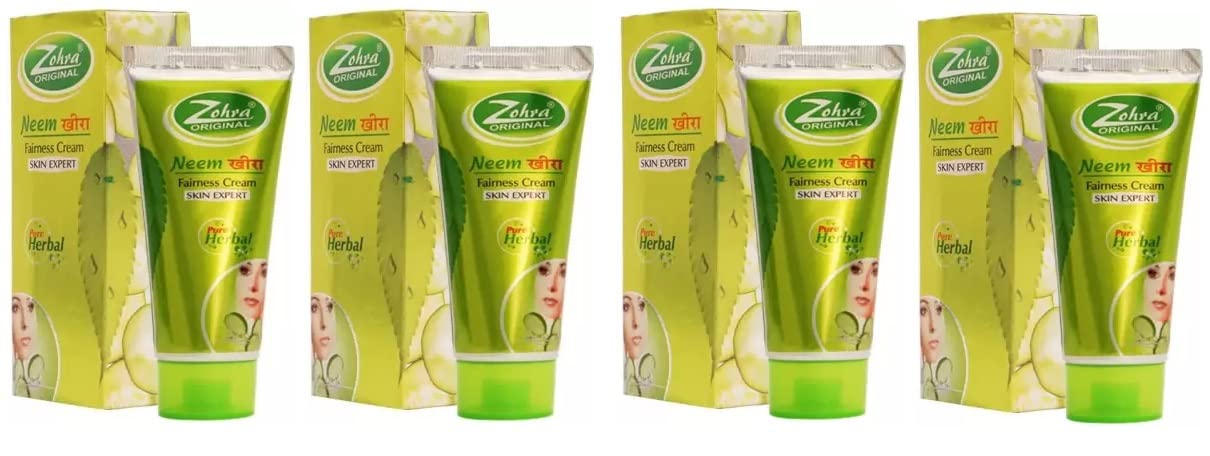 ZOHRA Neem Kheera Skin Expert Fairness Cream - Pack of 4 : Amazon