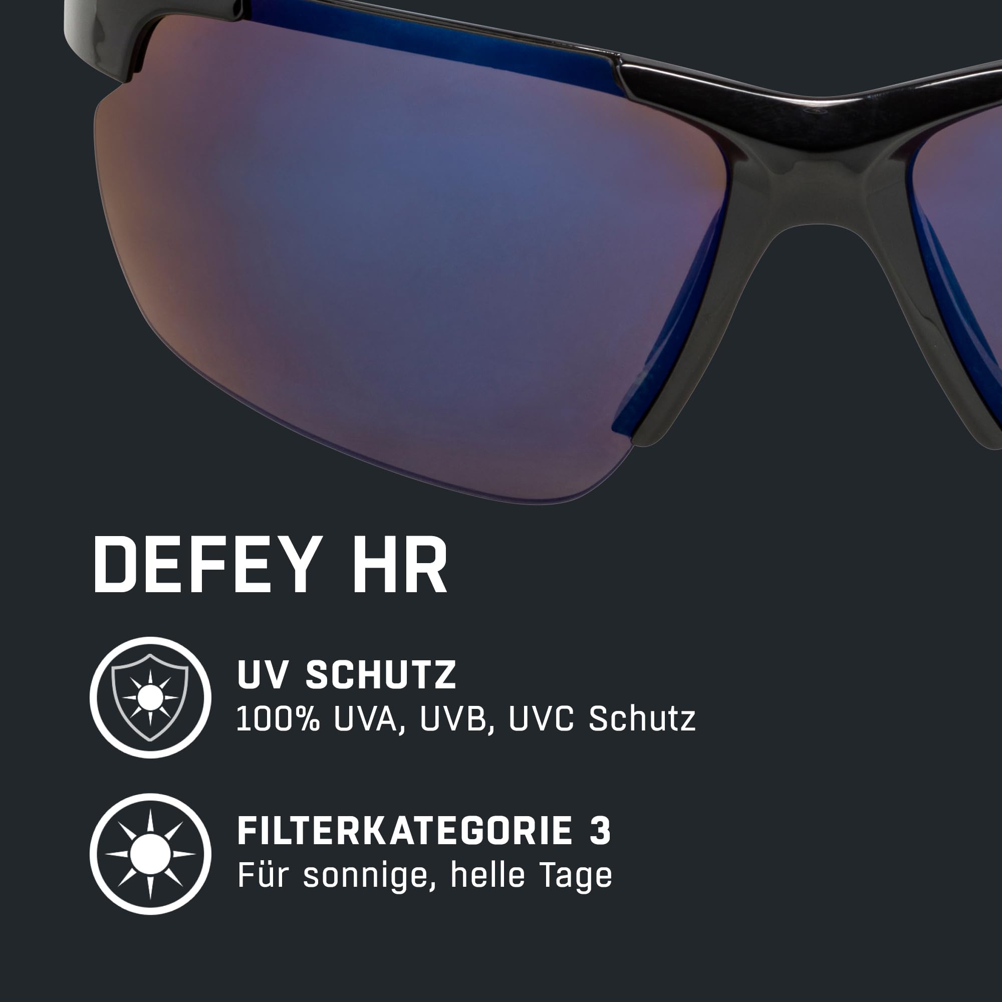 ALPINA Unisex Defey Hr Sportbrille (1er Pack)