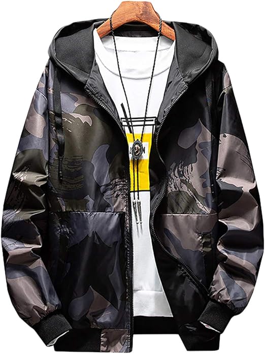 Amazon メリュエル ウインドブレーカー S Xl 長袖 リバーシブル ジャケット パーカー カモフラージュ 柄 派手な服 メンズ コート ジャケット 通販 Amazon メリュエル ウインドブレーカー S Xl 長袖 リバーシブル ジャケット パーカー カモフラージュ 柄 派手な服 メンズ コート ジャケット 通販