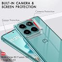 TheGiftKart Ultra-Hybrid Crystal Clear Back Case Cover for Motorola Moto Edge 60 5G / 60 Fusion | Shockproof Design | Hard Back Cover Case for Moto Edge 60 5G / 60 Fusion 5G (PC & TPU, Transparent) gallery image
