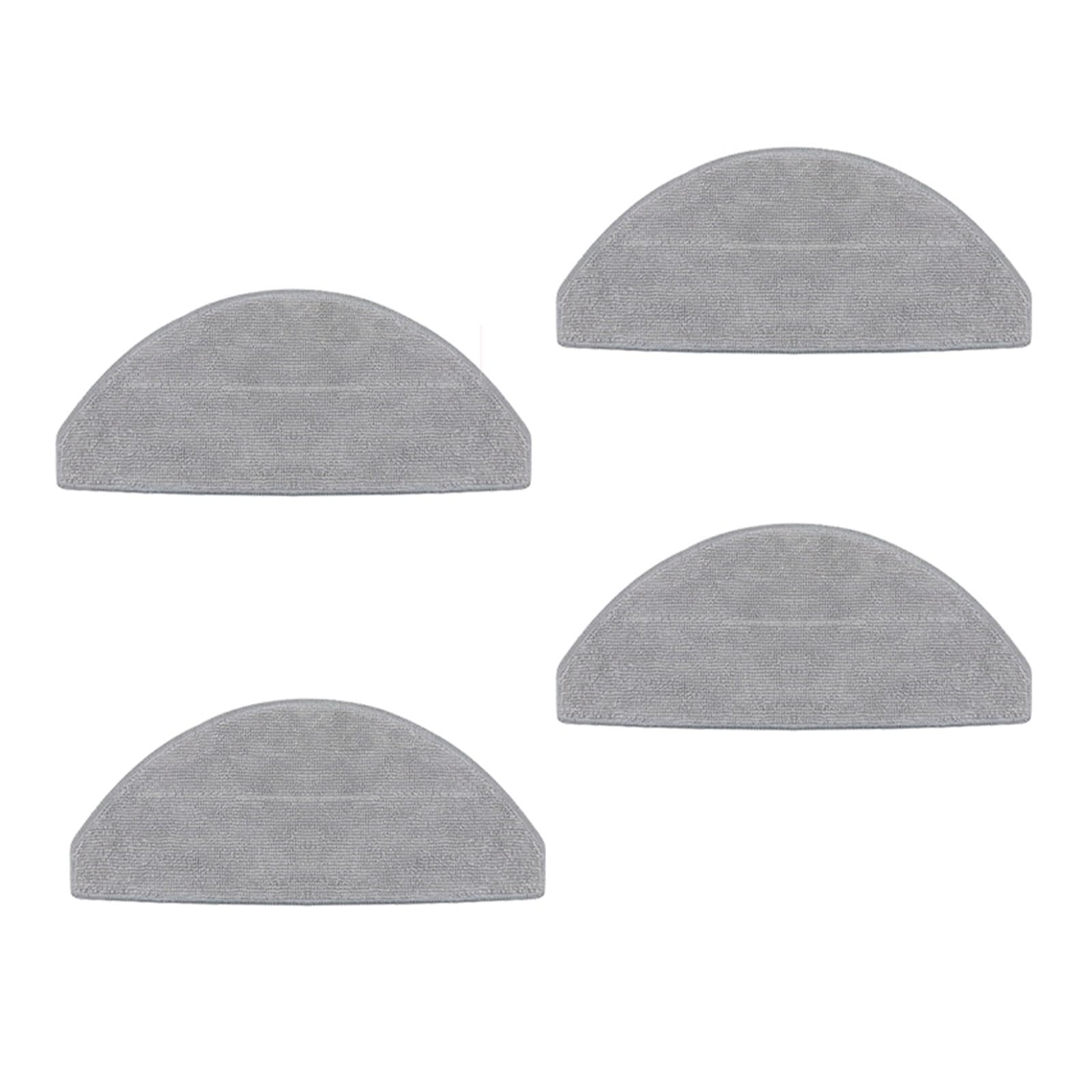 VIXWDRUTY Compatible For Xiaomi，S20 E12 E10 B112 Robotic Vacuum Cleaner Washable Mop Cloth Replacement Accessories(4pcs)