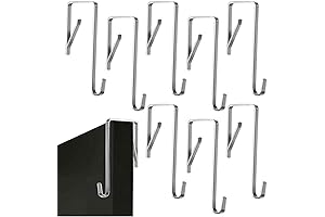 Adjustable Over the Door Hooks (12-Pack)