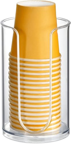 KIMCHOMERSE Dispensador de tazas de baño, dispensador de tazas de enjuague bucal, soportes pequeños de papel para almacenamiento de tazas de disponible en Yaxa Venezuela