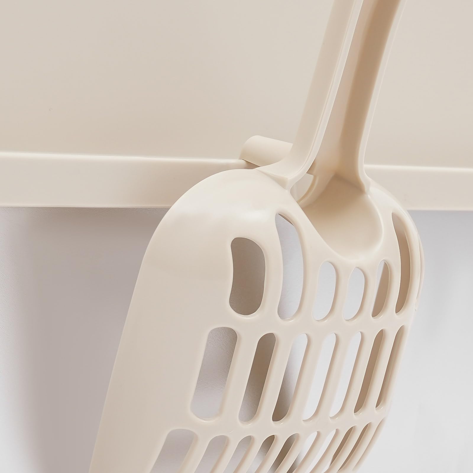 Lettiera chiusa per gatti da 28 l, 60 x 40 x 39 cm, con filtro antiodore e cuscinetti antiscivolo, lettiera per gatti di grandi dimensioni fino a 10 kg, cachi