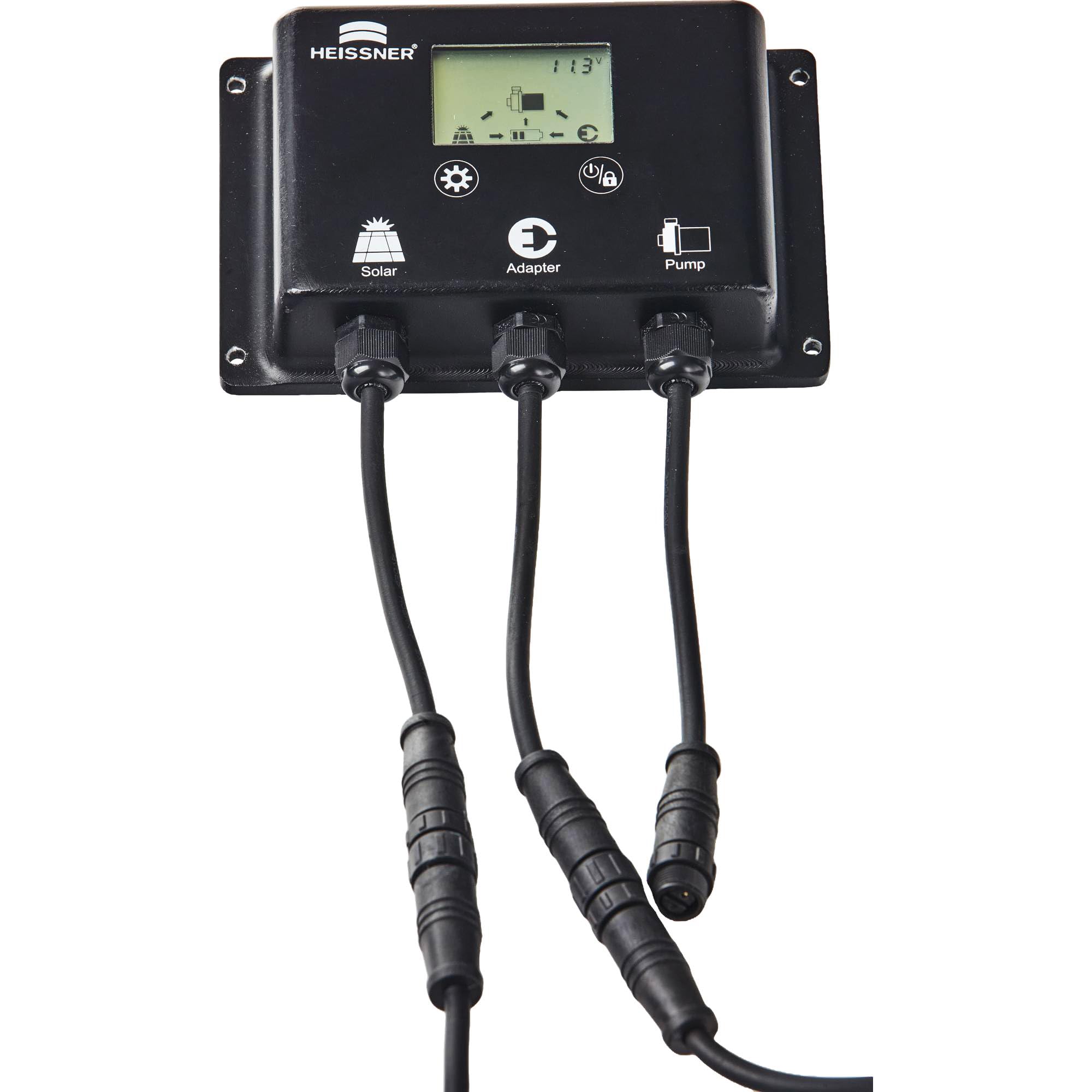 Heissner Solar-Teichpumpen-Set 1000 l/h HYBRID