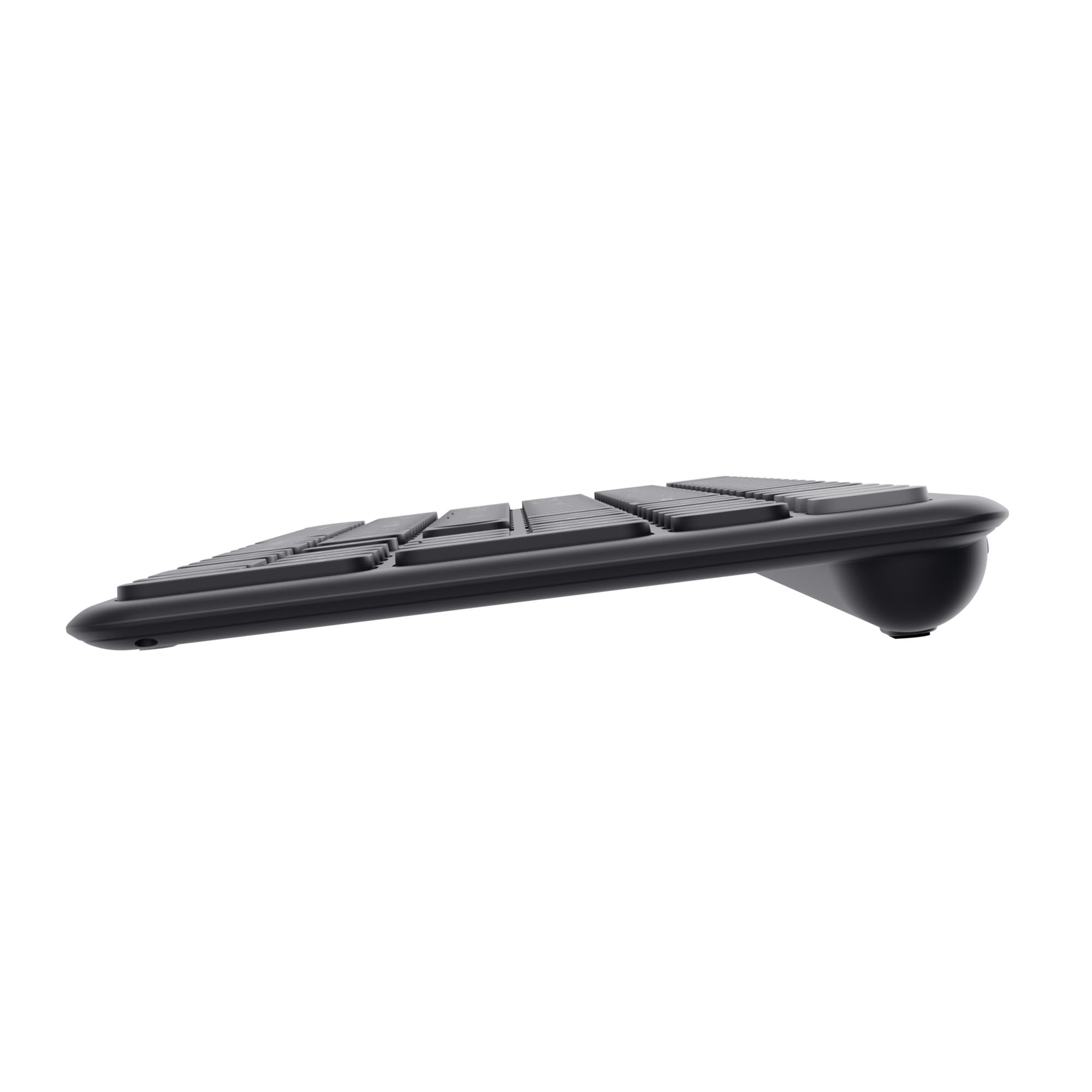Trust Vaiya Clavier sans Fil Bluetooth + 2.4Gz AZERTY Français, Noir | Clavier Bluetooth Multi-appareils Rechargeable avec Pavé Numerique, 55% Plastique Recyclé, Windows iOS iPadOS Android