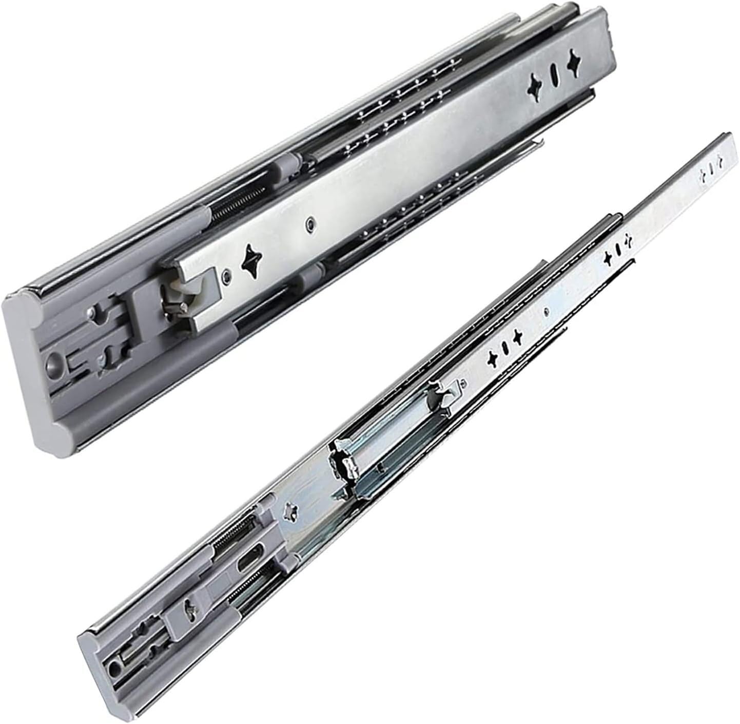 Ghkryd 2 Pcs Drawer Runners, 1-Pair Heavy Duty Ball Bearing Soft Close Full Extension Telescopic Runners(30Inch(750Mm))