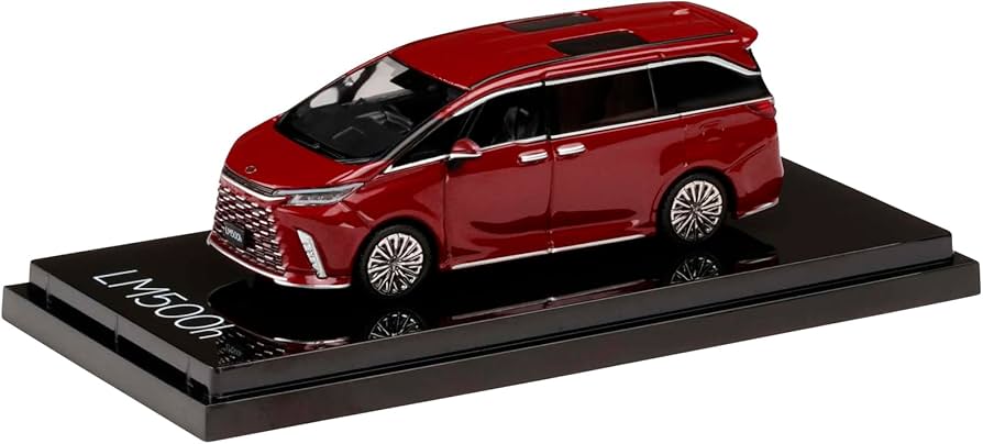 1/64DCT Lexus LM500h ブラック 改造ミニカー ローダウン 1