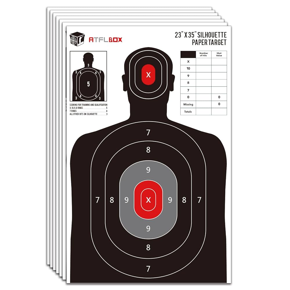 amazon-com-atflbox-silhouette-paper-target-for-the-range-23x35-inch-target-paper-for-indoor-and-outdoor-use-suitable-for-handguns-pistols-rifles-airguns-pellet-gun-bb-guns-10-pack-sports for Free Printable Human Silhouette Targets Amazon.com : ATFLBOX Silhouette Paper Target for The Range, 23X35 inch Target Paper for Indoor and Outdoor Use, Suitable for Handguns, Pistols, Rifles, Airguns, Pellet Gun, BB Guns (10 Pack) : Sports for Free Printable Human Silhouette Targets