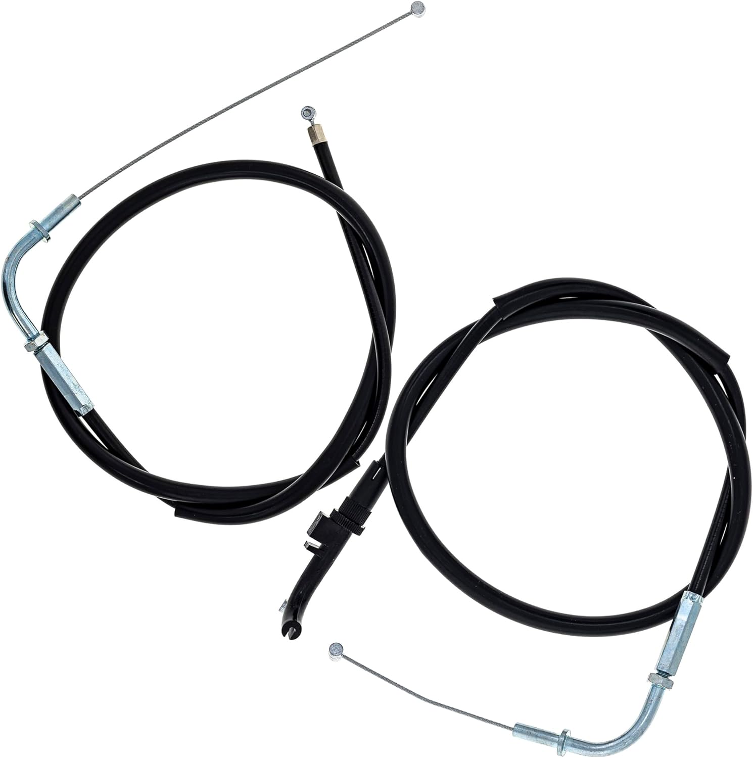 NICHE Push Pull Throttle Cable Set for Kawasaki Ninja ZX7R ZX750 54012-1506 54012-1507