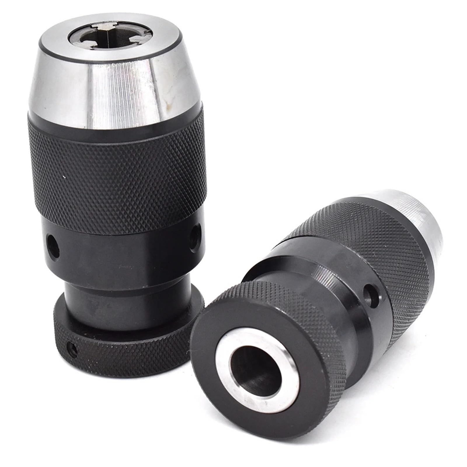 1 szt. B10 B12 B16 B18 uchwyt wiertarski JT6 Chuck B22 samozaciskowy bezkluczykowy uchwyt Tapper Chuck do wiertarek (B12 (1 mm-10 mm)