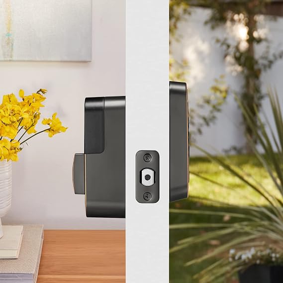 Yale Assure Lock 2 Deadbolt, Oil Rubbed Bronze Keypad Code Door Lock with Z-Wave and Back-Up Key for Front or Back Entry Door, YRD410-ZW2-0BP