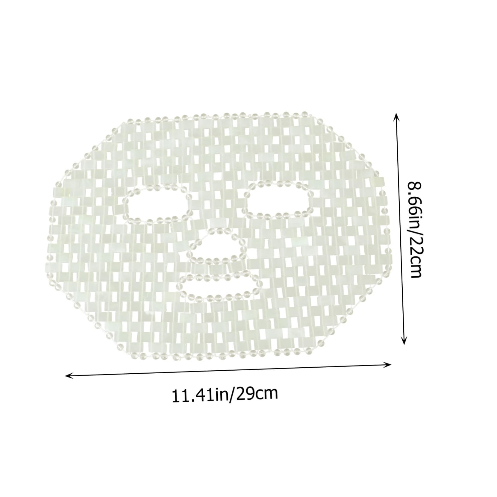 Natürliche Jade Maske zur Beruhigung und Anti Aging Gesichtsmaske aus Grünem Jade Material für Entspannenden Schlaf und Hautpflege