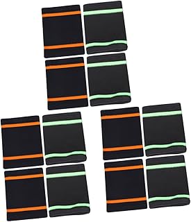 Toddmomy 12 Peças Pulseira Esportiva De Pulso Envoltório De Gelo Faixa De Suor Tiras De Levantamento De Pulso Banda De Compressão Faixas De Pulso Manga De Pulso Elástico Suporte De Pulso