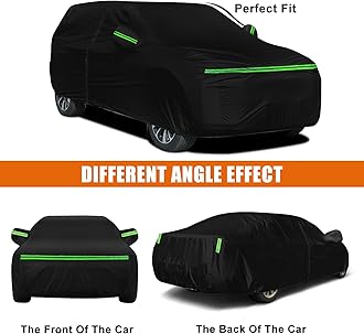 Waterproof Car Cover Intended for Land Rover Discovery & Discovery 3/LR3 & Discovery 4/LR4 L462 2004-2025, All Weather Outdoor Car Covers Full Car Cover for Sun Rain Dust Protection