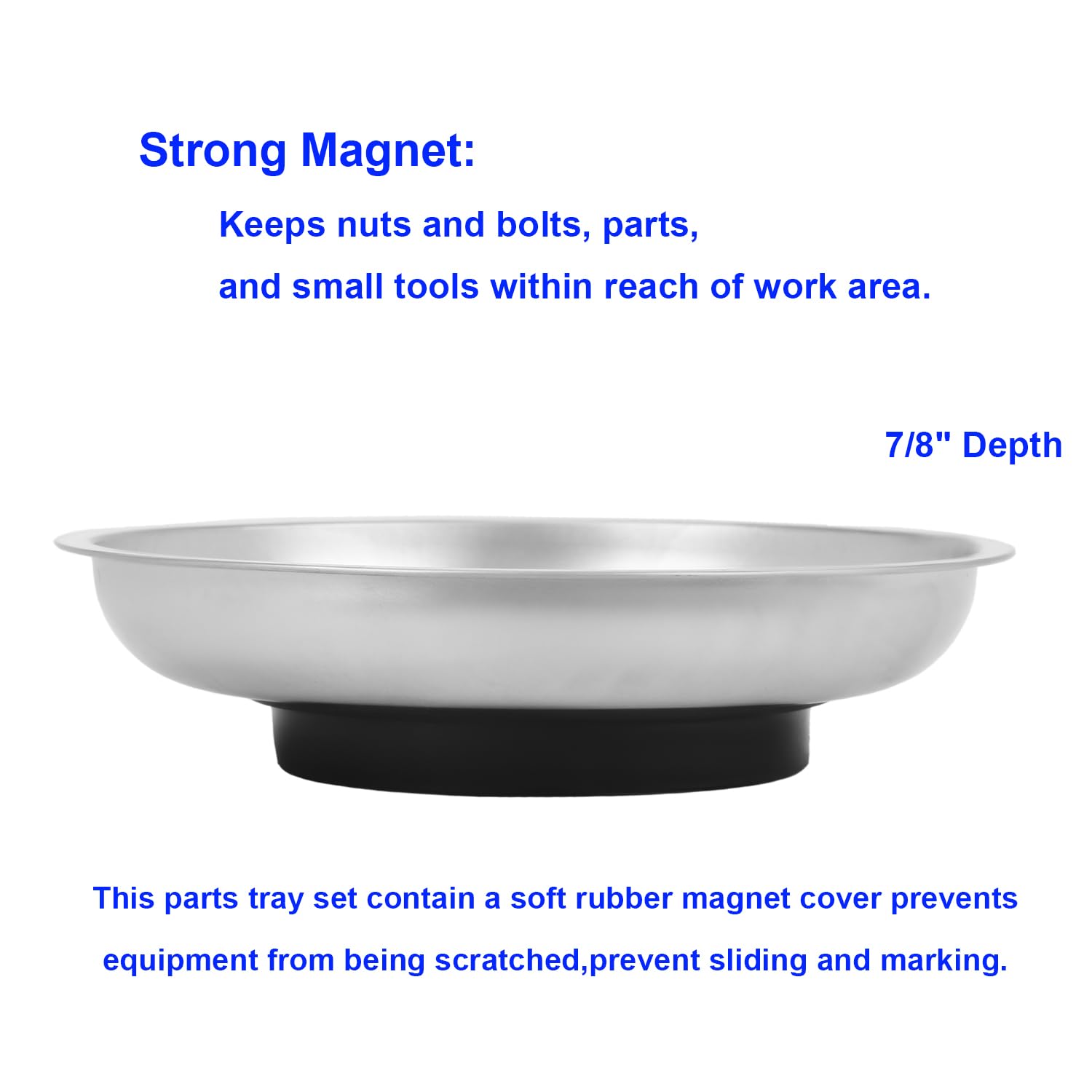 Vassoio Magnetico KS Tools - Acciaio Inox, Diametro 150 Mm Per Utensili - Foto 6