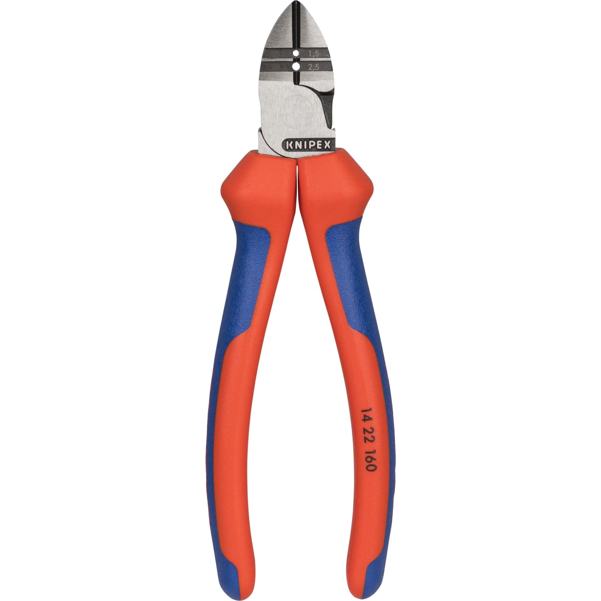Knipex 14 22 160 Diagonal Insulation Stripper Black atramentized 