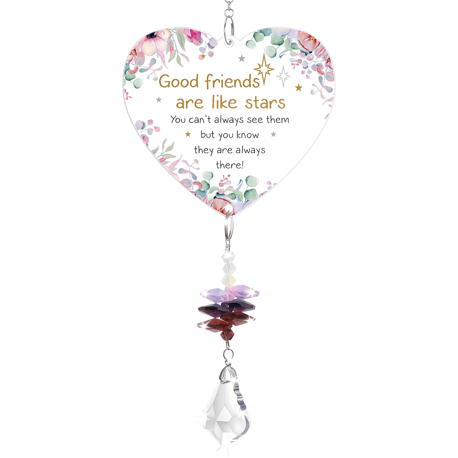 Friendship Gifts For Women, Crystal Suncatcher, Best Friend Birthday Gifts For Women, Gifts For Friends Female, Christmas, Wedding, Anniversary, Graduation For Bestie