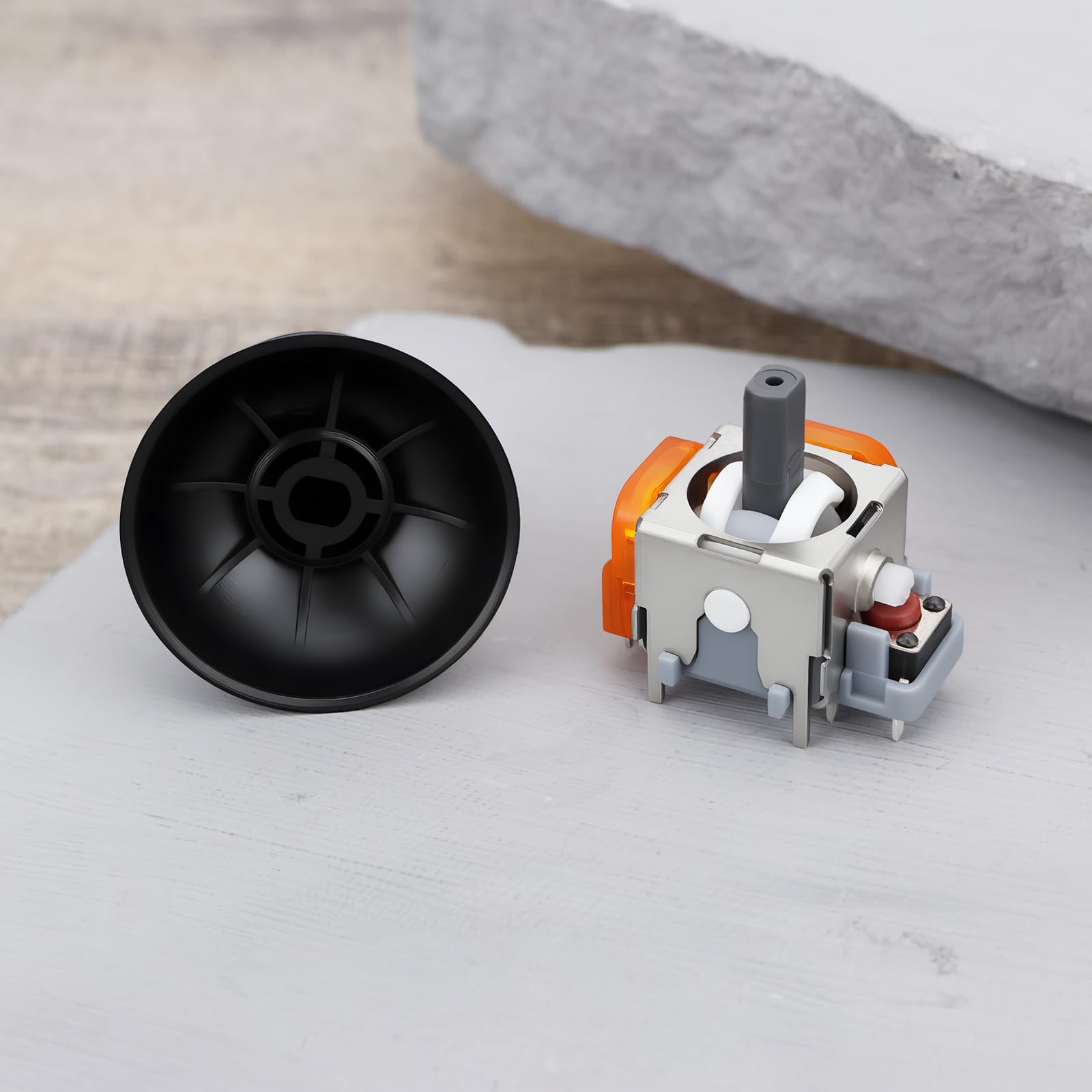 2 szt. TMR HallEffect Joystick i nakładki na kciuki kompatybilne z kontrolerem PS5