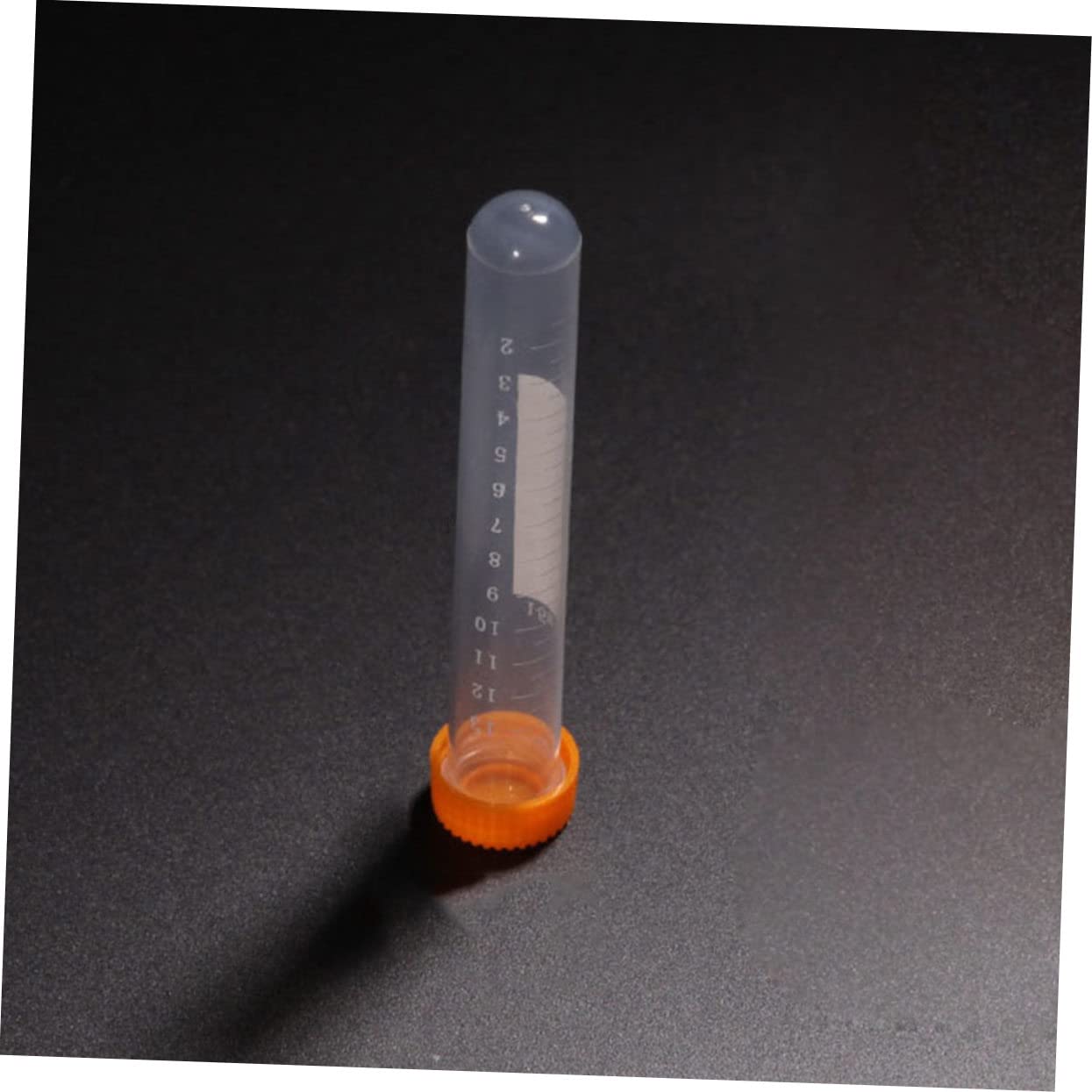 Zentrifugenröhrchen Zufällige Farbe aus Pe mit Schraubverschluss Transparentes Design 15ml 100 Stück für Wissenschaftliche Experimente und Klinische Laborausrüstung