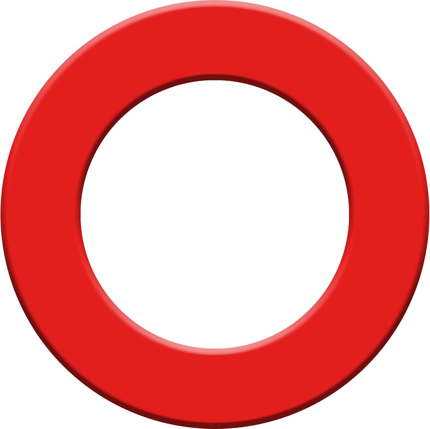 BULLET-Darts Unisex's PU Surround Dartboard Ring, Red, 68cm