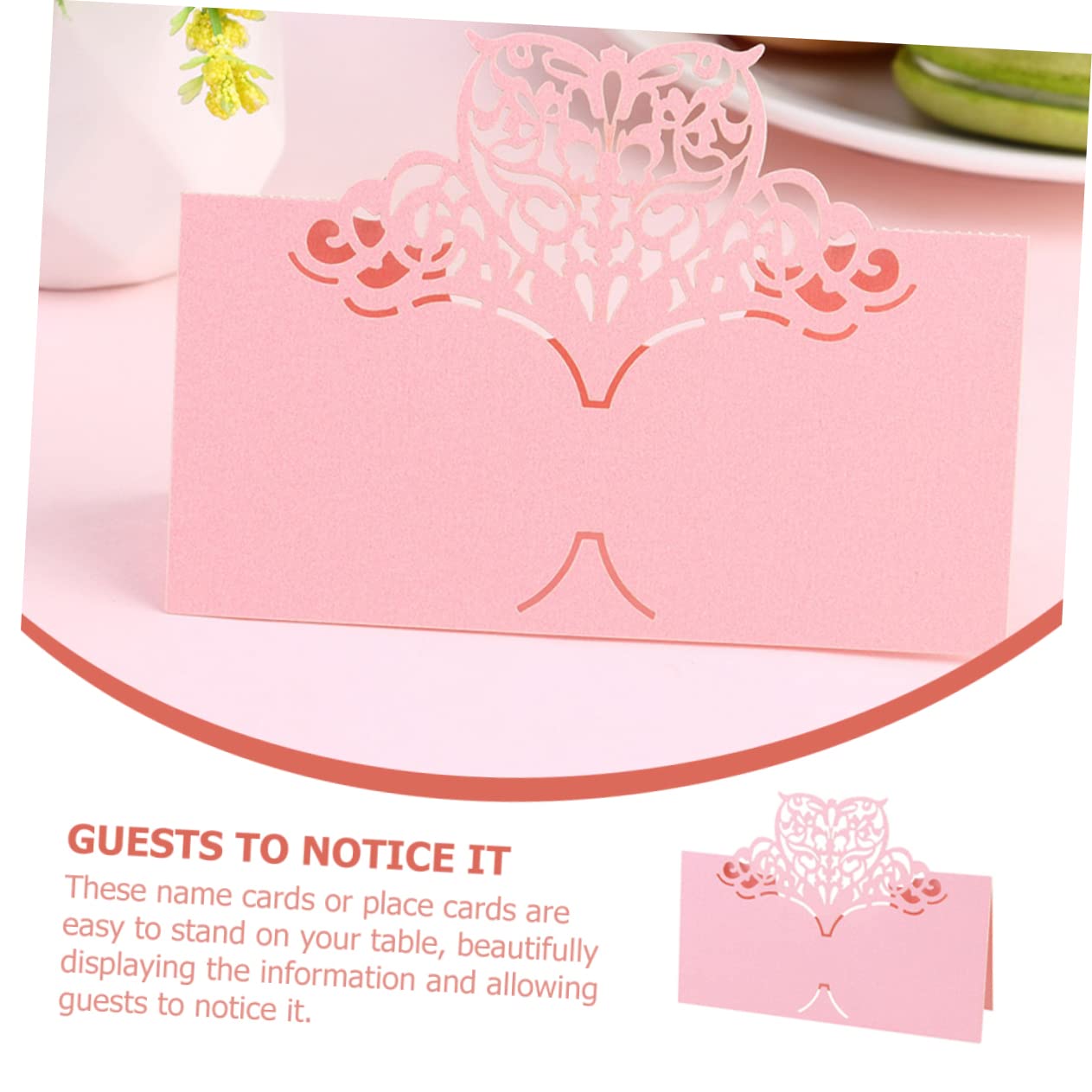 DECHOUS 125pezzi Segnaposto Per Matrimonio Cartellini Decorativi Per Per Compleanni e Cerimonie Speciali