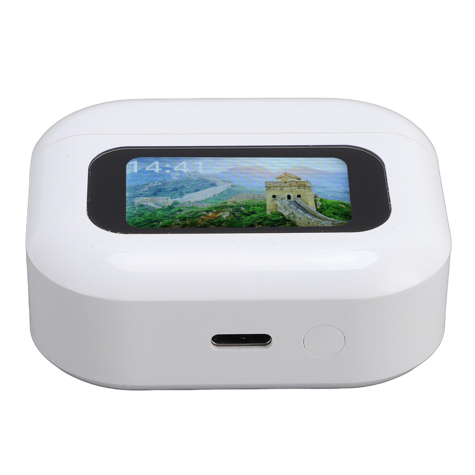 Generic Auricolari per Traduzione in 144 Lingue Cancellazione Efficiente del Rumore Controllo Touch Auricolari per Traduttore Bluetooth 5.4 per, Batteria a Lunga Durata per i Viaggiatori (WHITE)