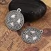 JGFinds Celtic Pendants, Pentagram Knot and Spiral Triskelion, Antiqued Silver Tone Charms, 60 Pack (20 of Each) - Tibetan, Rune Charm, Wiccan, or Celtic Jewelry