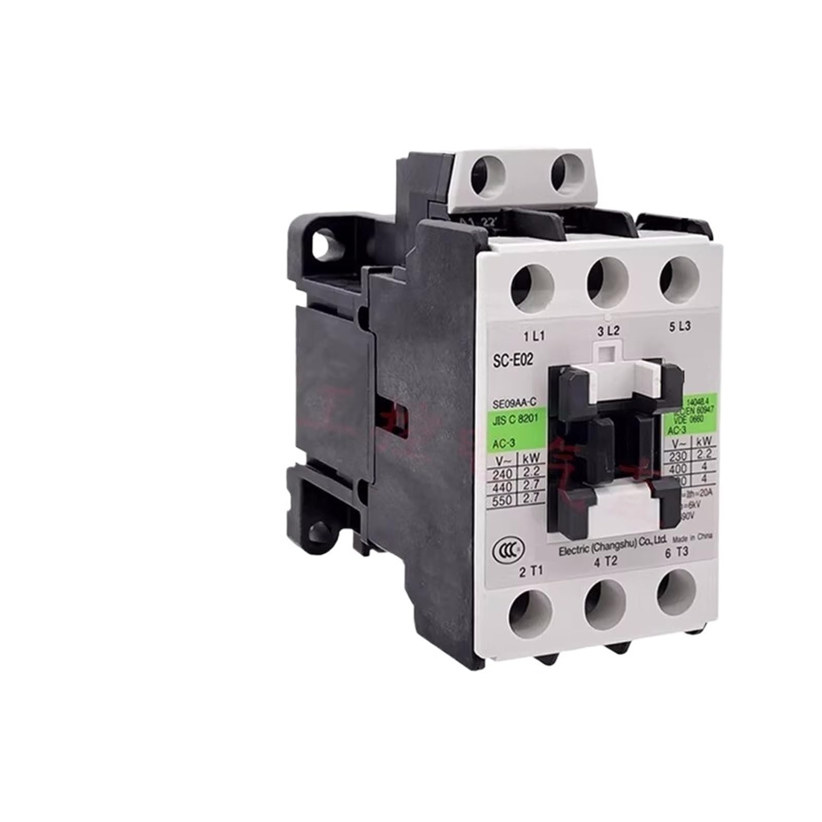 HUUOQIWY AC Contactor SC-E02 SC-E02P SC-E02A AC220V AC110V(Ac110v,SC-E02)
