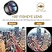 Phone Camera Lens,Upgraded 3 in 1 Phone Lens kit-198° Fisheye Lens + Macro Lens + 120° Wide Angle Lens,Clip on Cell Phone Lens Kit Compatible with Samsung Android Smartphones
