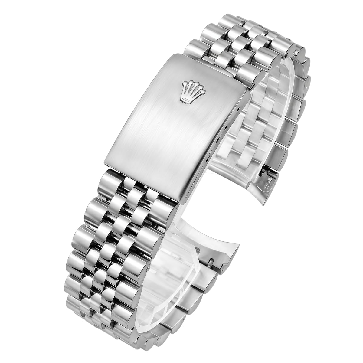 Edelstahl Uhrenarmband Metallarmband 13mm 17mm 20mm Ersatzband Rundanstoß Jubilee-Stil Massive Glieder for Rolex Datejust 16233