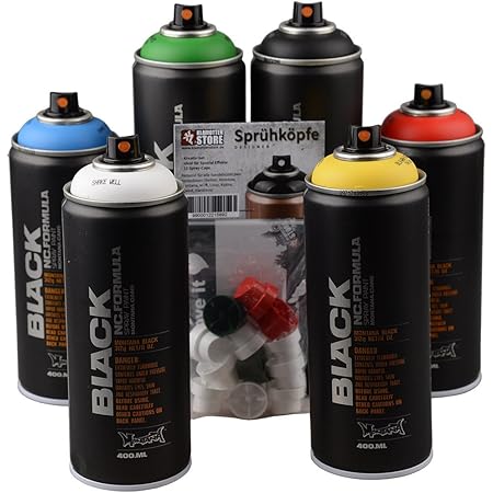 Montana BLACK Sprühdose - Hochwertige Graffiti Farbe Mit Mattfinish