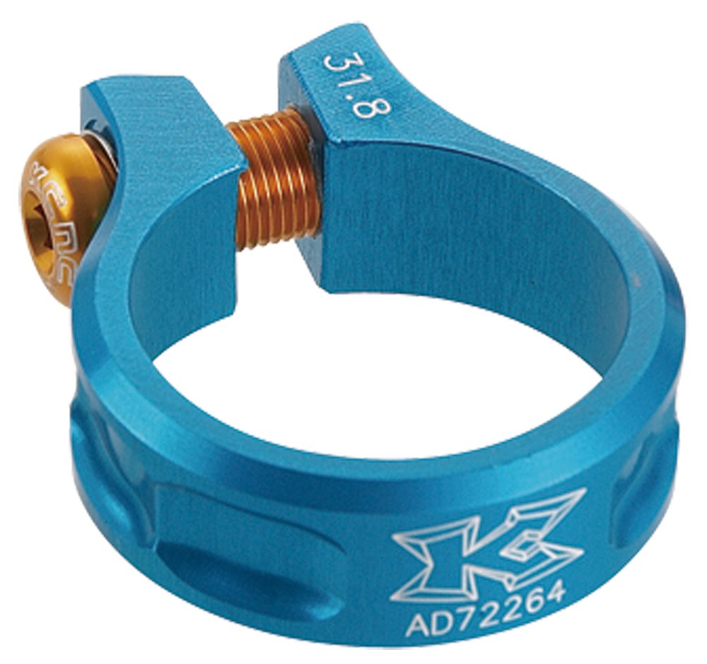 (GIG) (LL) 2013 KCNC SC11 MTB Seat Clamp Blue 34.9mm