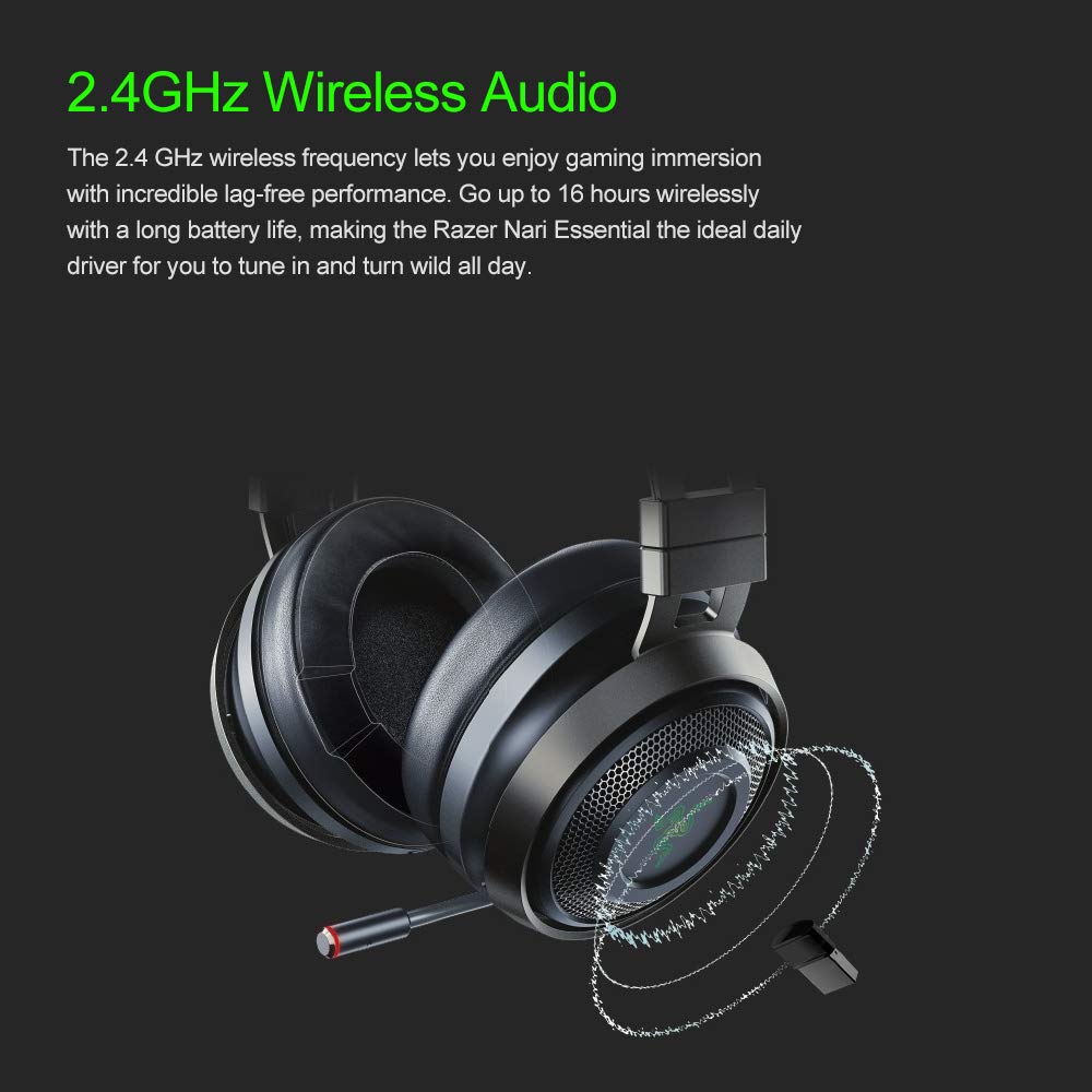 Razer Nari Essential Wireless Gaming 