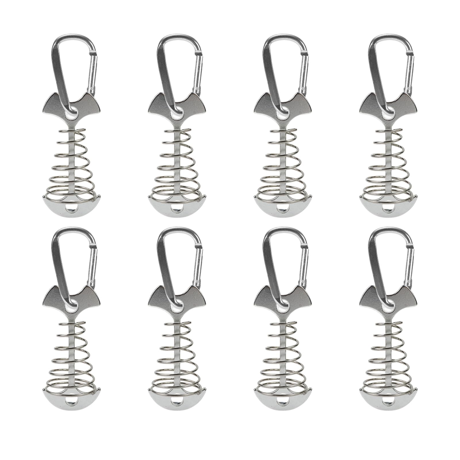 CAZSTYK 8lots Tent Pegs Beach Tent Pegs Canopies Stake High Strengths Steel Anchors for Camping Travel Outdoor Rope Tensioners