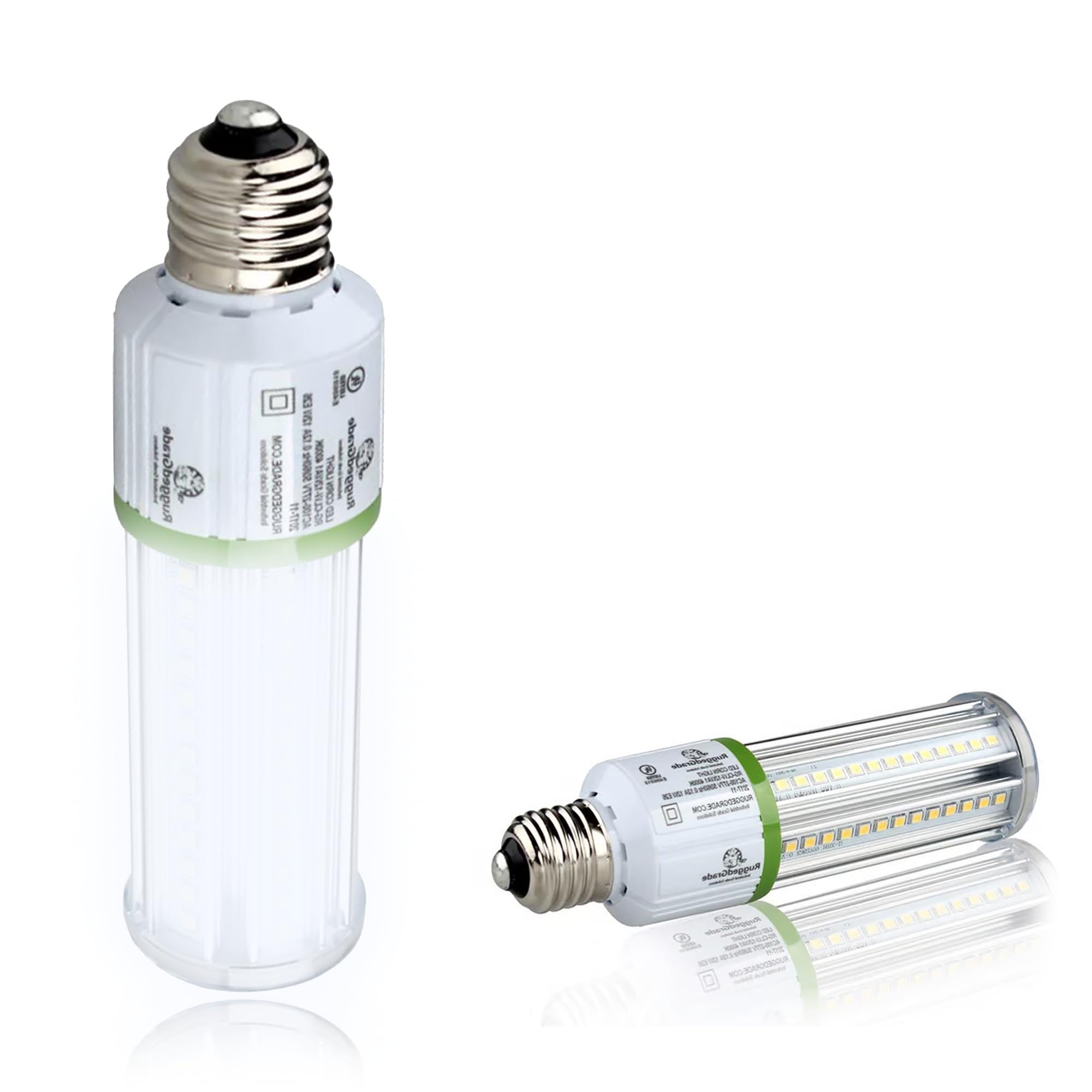 RuggedGrade 80W Aries IV Series - LED Corn Bulb - 11,600 Lumens - 5000K Bright White - E39 Base - Energy Efficient - Outdoor LED Light - Commercial Industrial Lighting - DLC 5.1 Premium