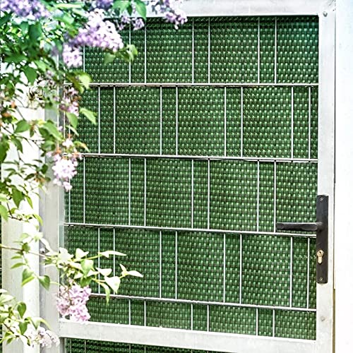 Strisce Frangivista In Polyrattan Per Recinzioni - 5 Rotoli 19x255cm, Bianco, Oscuranti E Regolabili - 7