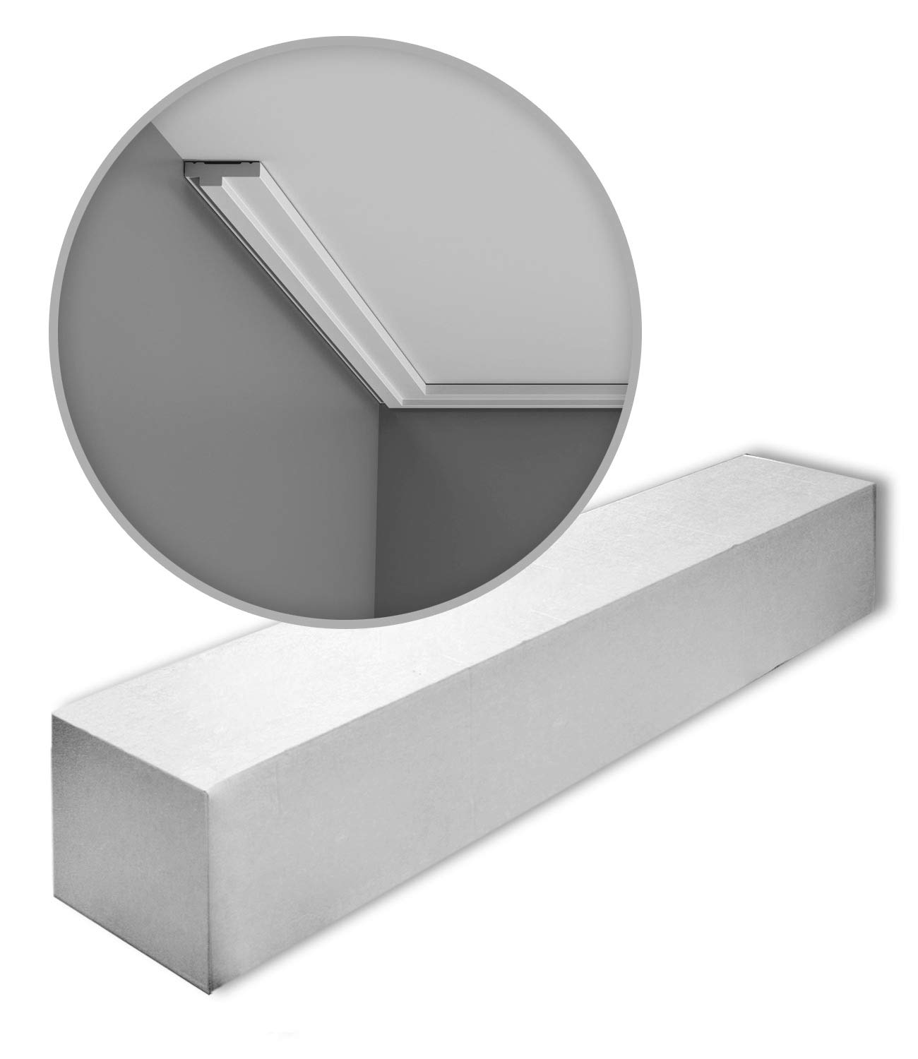 1 Box 10 Pieces Cornices Mouldings 20 m Orac Decor CX160 AXXENT