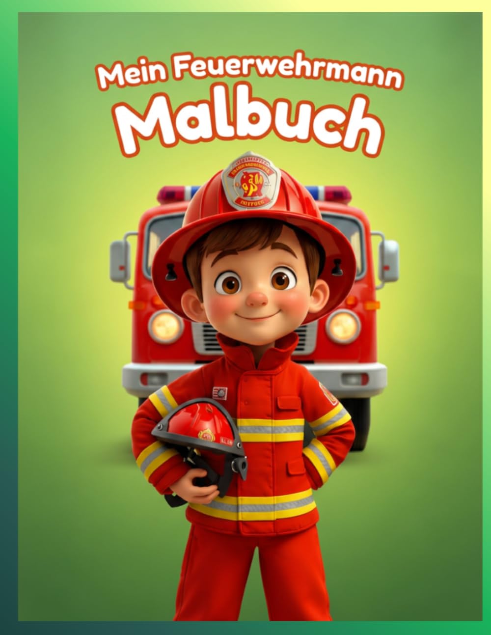 Mein Feuerwehrmann- Malbuch: Ein Malbuch für Kinder liebevoll gestaltet mit kleinen Geschichten (Orélyss Malbuch Abenteuer)