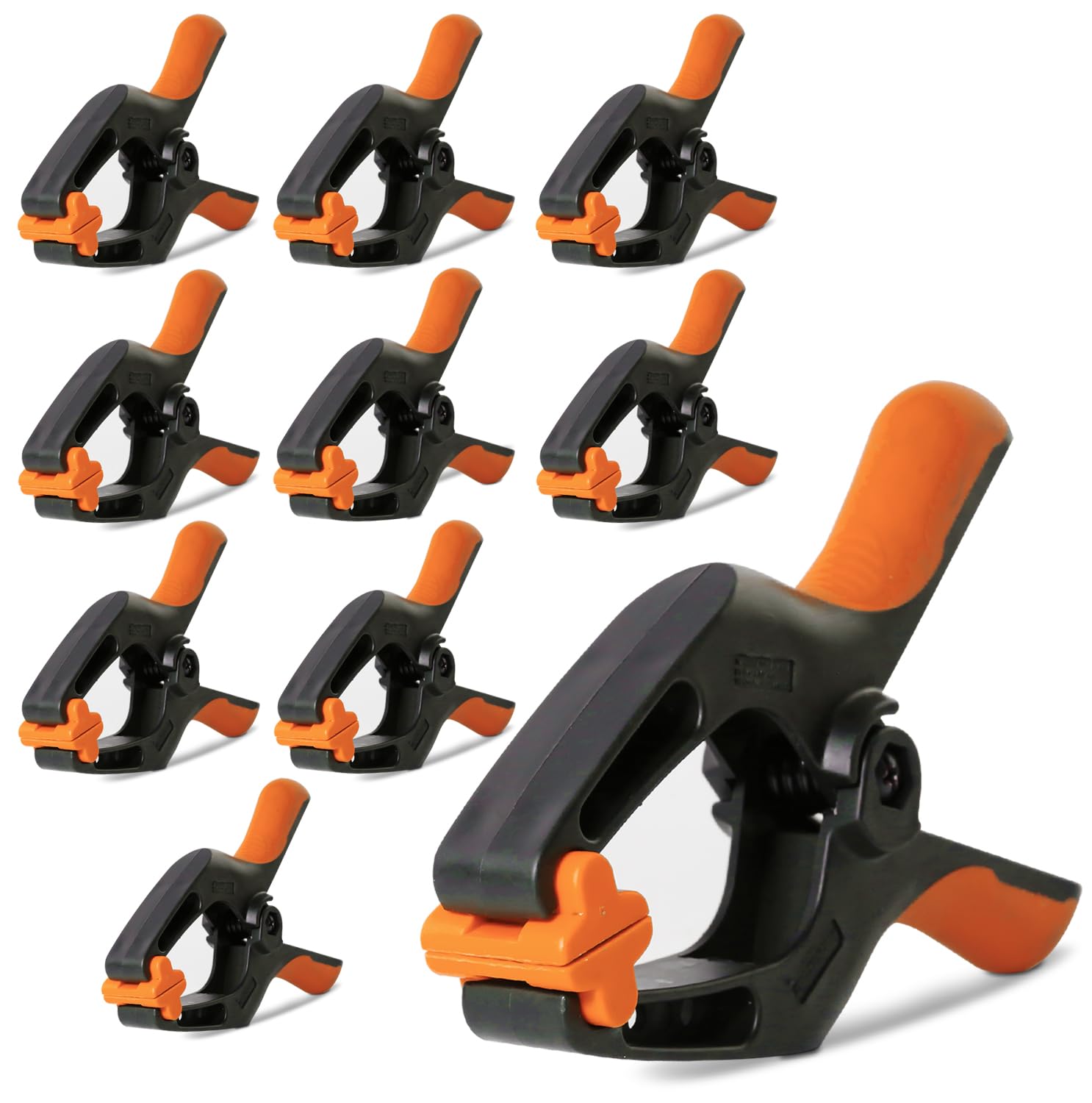 4 Inch Spring Clamps for Backdrop, Balloon Arch &amp; Tarp, Pack of 10