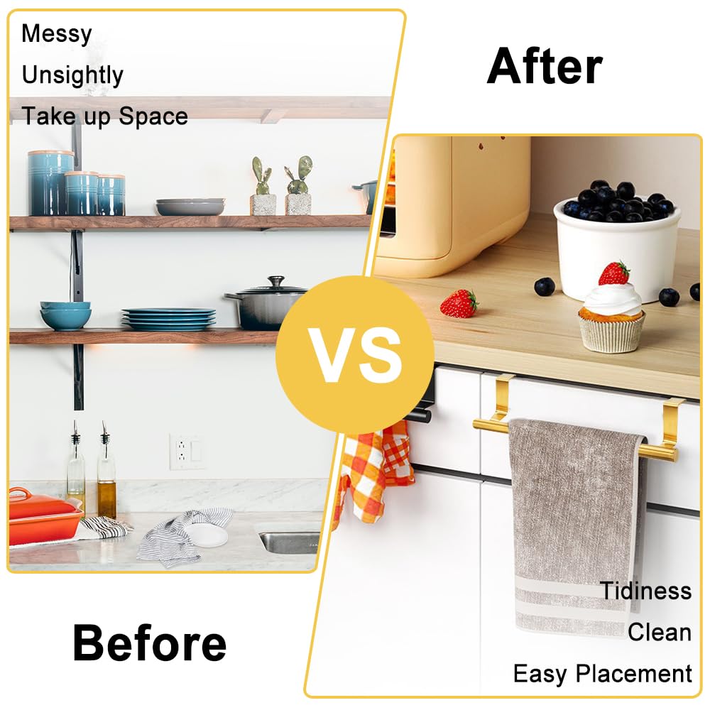 Toallero Blanco Toallero De Acero Inoxidable Para Baño O Cocina, Barra De Toalla Toallero Blanco 30 Cm